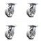 Service Caster 6 Inch Heavy Duty V Groove Semi Steel Caster Set with Roller Bearings, 4PK SCC-35S620-VGR-4 - alternate 1
